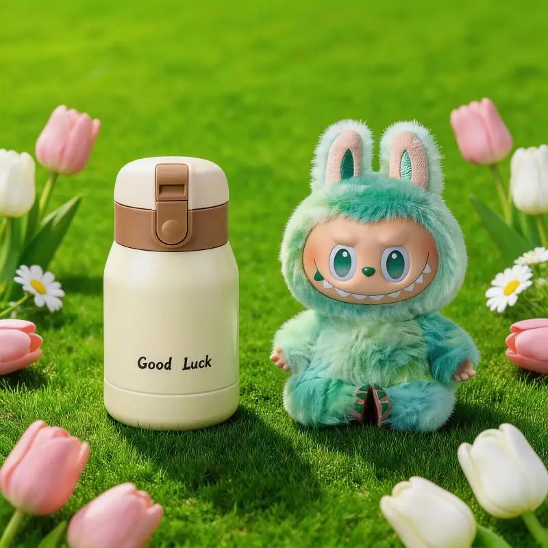 

Термос-бутылка POP MART THE MONSTERS Forward High Energy Series LABUBU, стандартная, вакуумная, с изоляцией