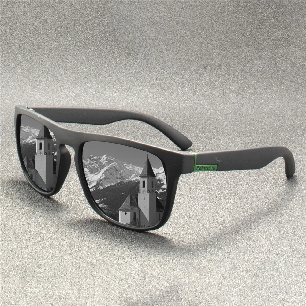 2PCS Mode Sonnenbrillen Männer Luxus Marke Designer Vintage Outdoor Fahren Sonnenbrille Männliche Brille Schatten Oculos – Detail 5