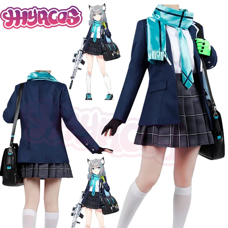 

Game Blue Archive Cosplay Costume Sunaookami Shiroko School Uniforms Kuromi Serika Takanashi Hoshino Halloween For Women Outfits