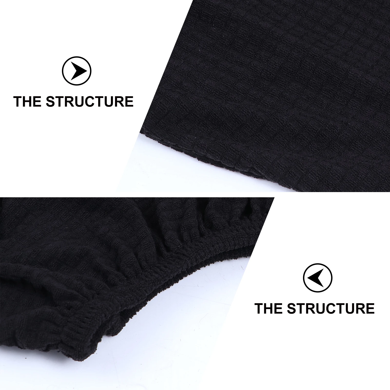 

Stretchy Chair Cover Elastic Office Seat Protector Removable Hotel Wedding Kitchen Use Pure Color Contracted Style