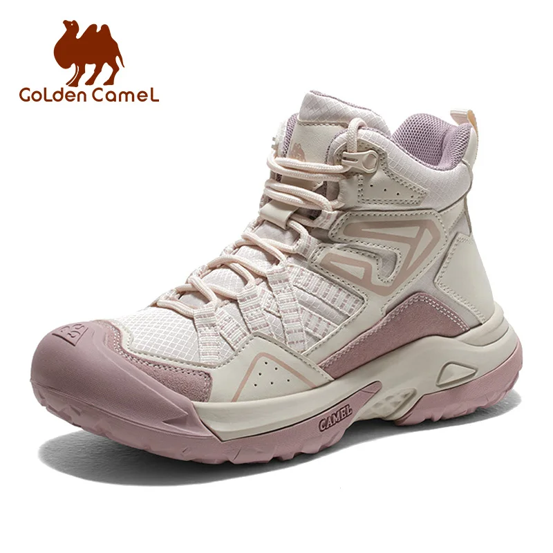 GOLDEN CAMEL Outdoor High Top Hiking Shoes Climbing Non-slip Wear-resistant Hiking Boots Trekking Shoes for Men Sports Shoes New