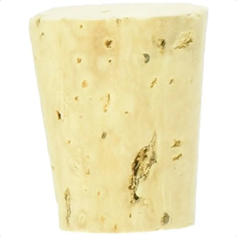 Moyen # 8 bouchons coniques. Sac de 25