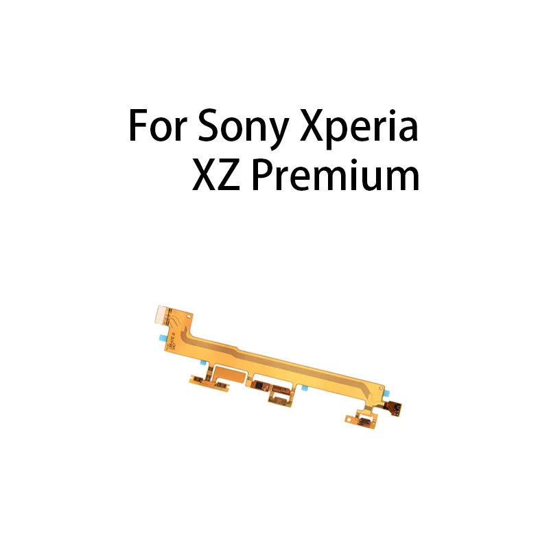 Gefensi Power On Off Volume Button Key Flex Cable Replacement For Sony Xperia XZ Premium