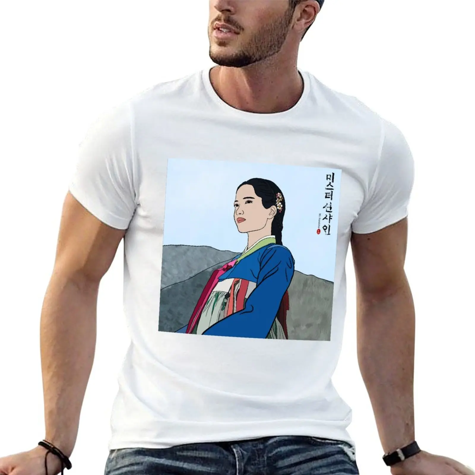 

Mr Sunshine- Kdrama pop art poster T-Shirt anime tshirt man t shirt summer T-Shirt
