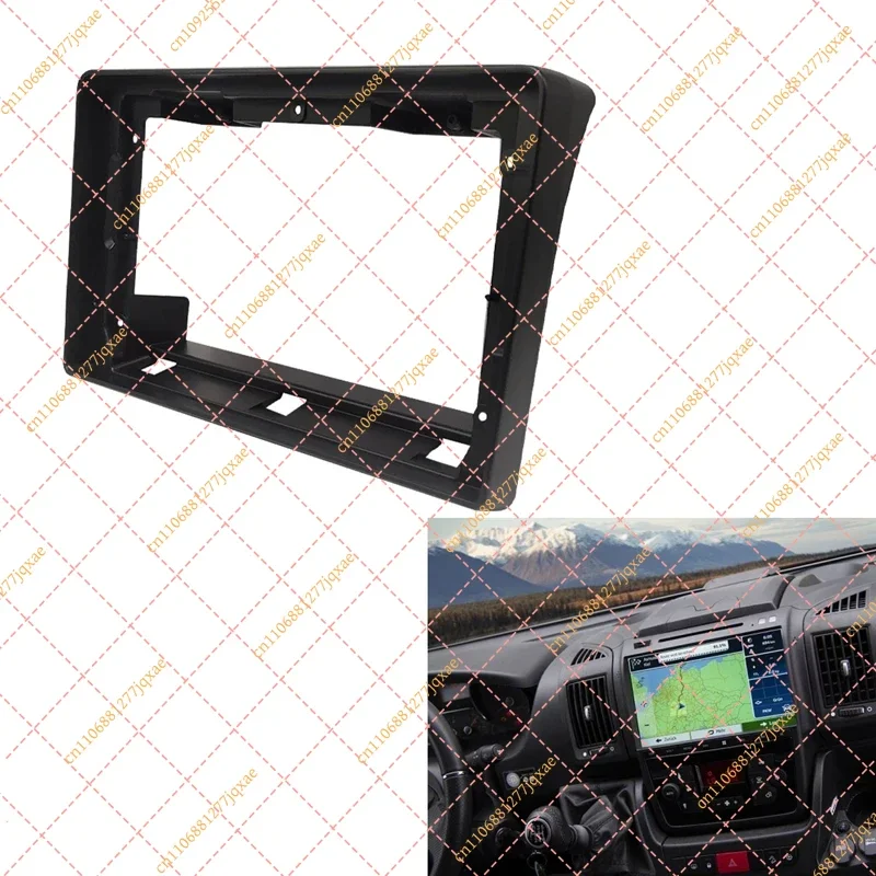 2Din DVD Stereo Fascia Panel Frame for Citroen Jumper Peugeot Boxer Fiat Ducato 2006 and Up