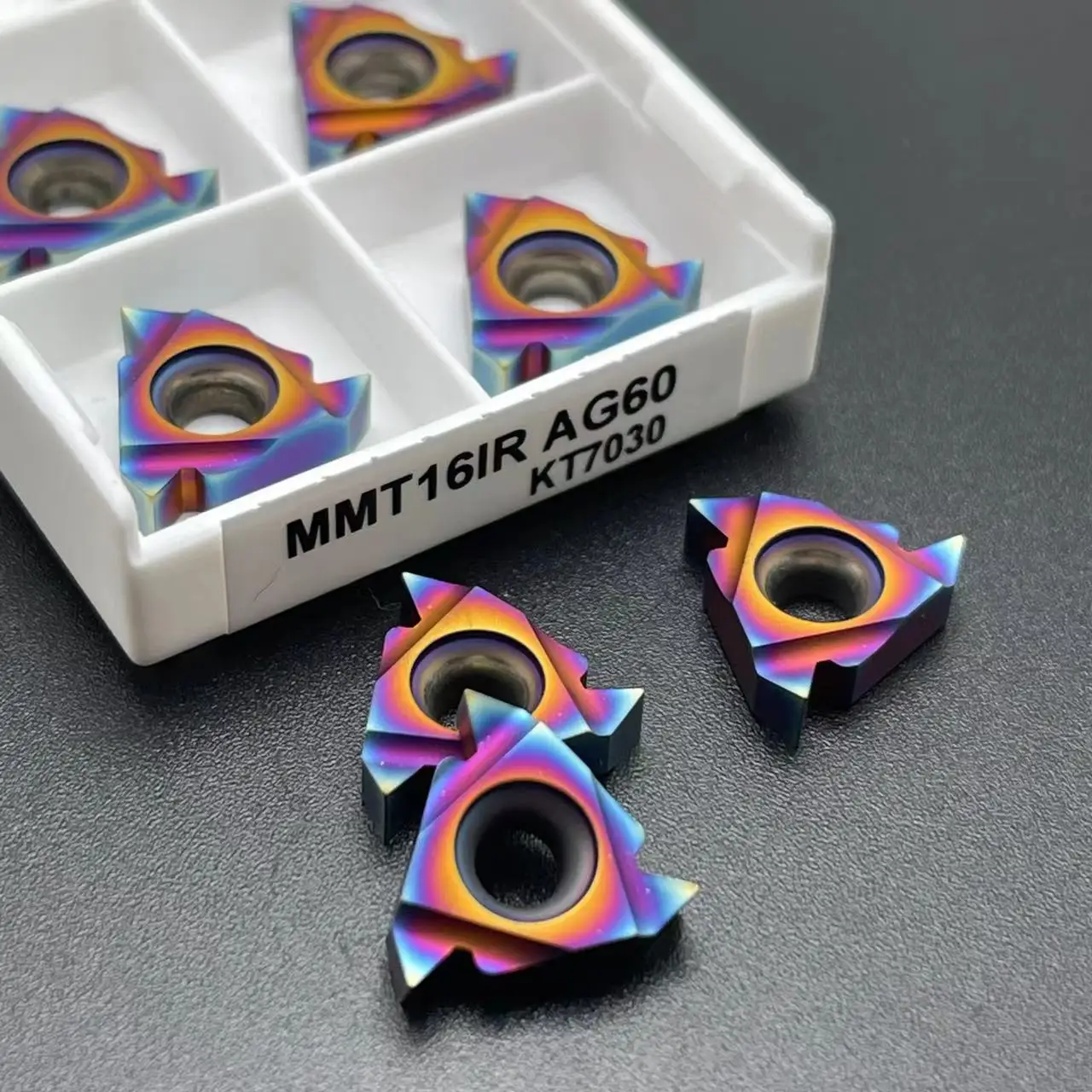 High quality MMT16ER 16IR AG60 nano blue metal thread turning tool CNC turning tool 16ER AG60 cemented carbide lathe blade
