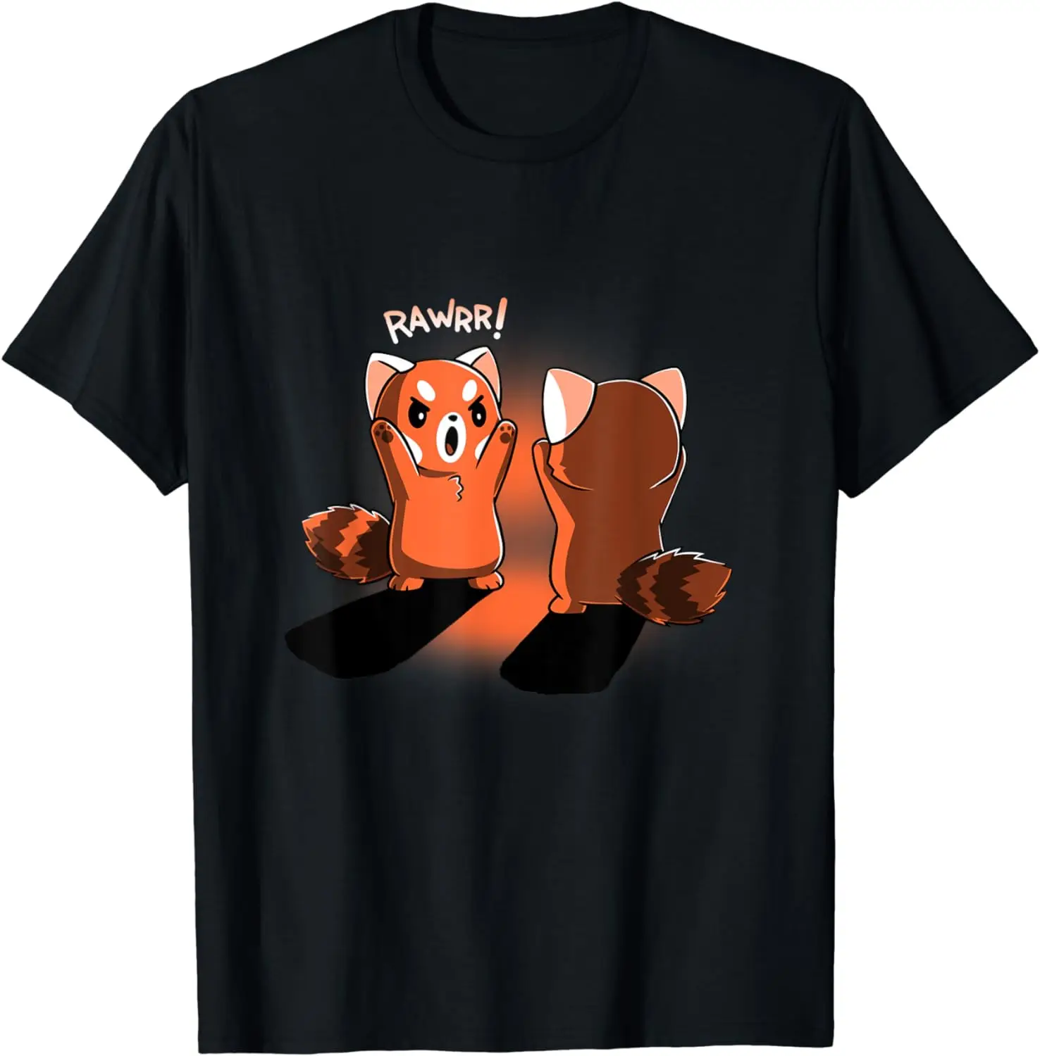 Rawr Shirt Cute Red Panda Ferocity Rawsome T-Shirt  Graphic T Shirts  Kawaii Clothes  Tops  Shirts for Women  Camisetas