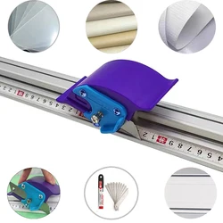 Aluminum Alloy For Kt Board Pvc Board Manual Cutting Ruler Anti-skid Positioning Cutting Ruler Cutting Track Woodworking Tool