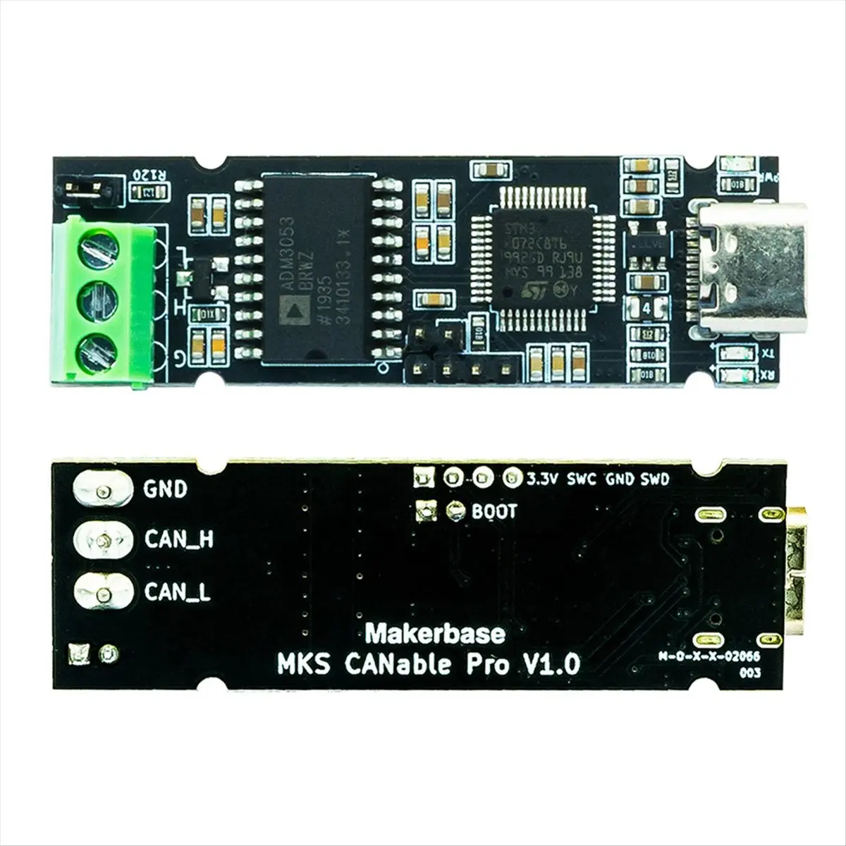 ABGN  CANable USB to CAN Adapter CAN Debugger with STM32F072C8T6 Processors for 3D Printer Accessories CANable Pro