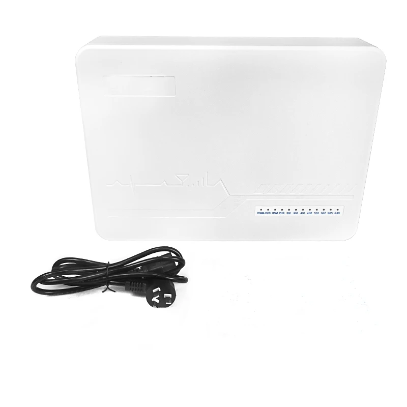 Detector de señal de teléfono móvil, amplificador de señal WIFI GSM 5G, montado en la pared de escritorio, 12 antenas integradas, 60W