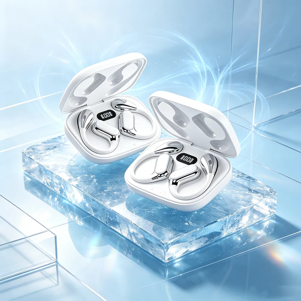 Original Sports Bluetooth Wireless Headsets with Mic,LED Power Display,ENC,Hifi Stereo Sound Gaming Headset ﻿
