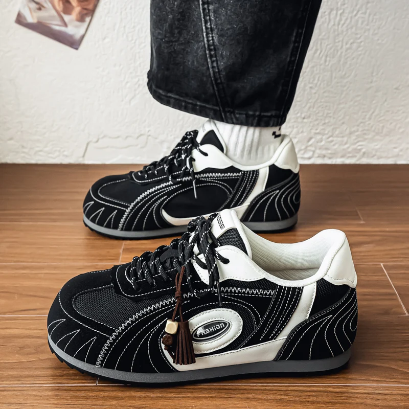Internal Height Increasing Retro Versatile Baseball Training Shoes for Men,Spring 2026New Green Casual Sports Forrest Gump Shoes