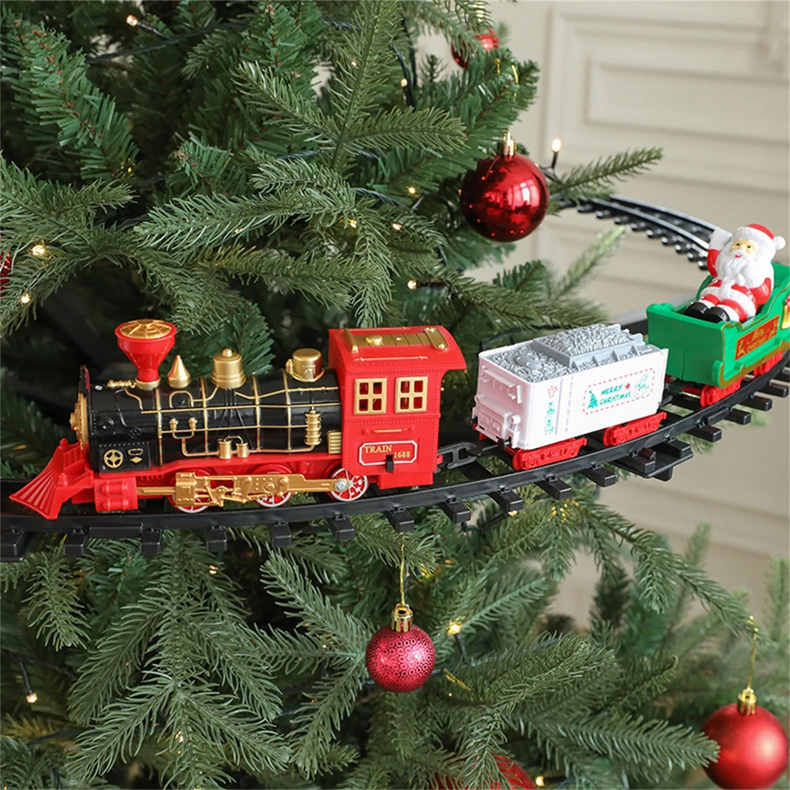 

Christmas Hanging Train Set Xmas Train Toy For Boys Girls Train Toy Around Under The Christmas Tree Decor Best Gift For Families