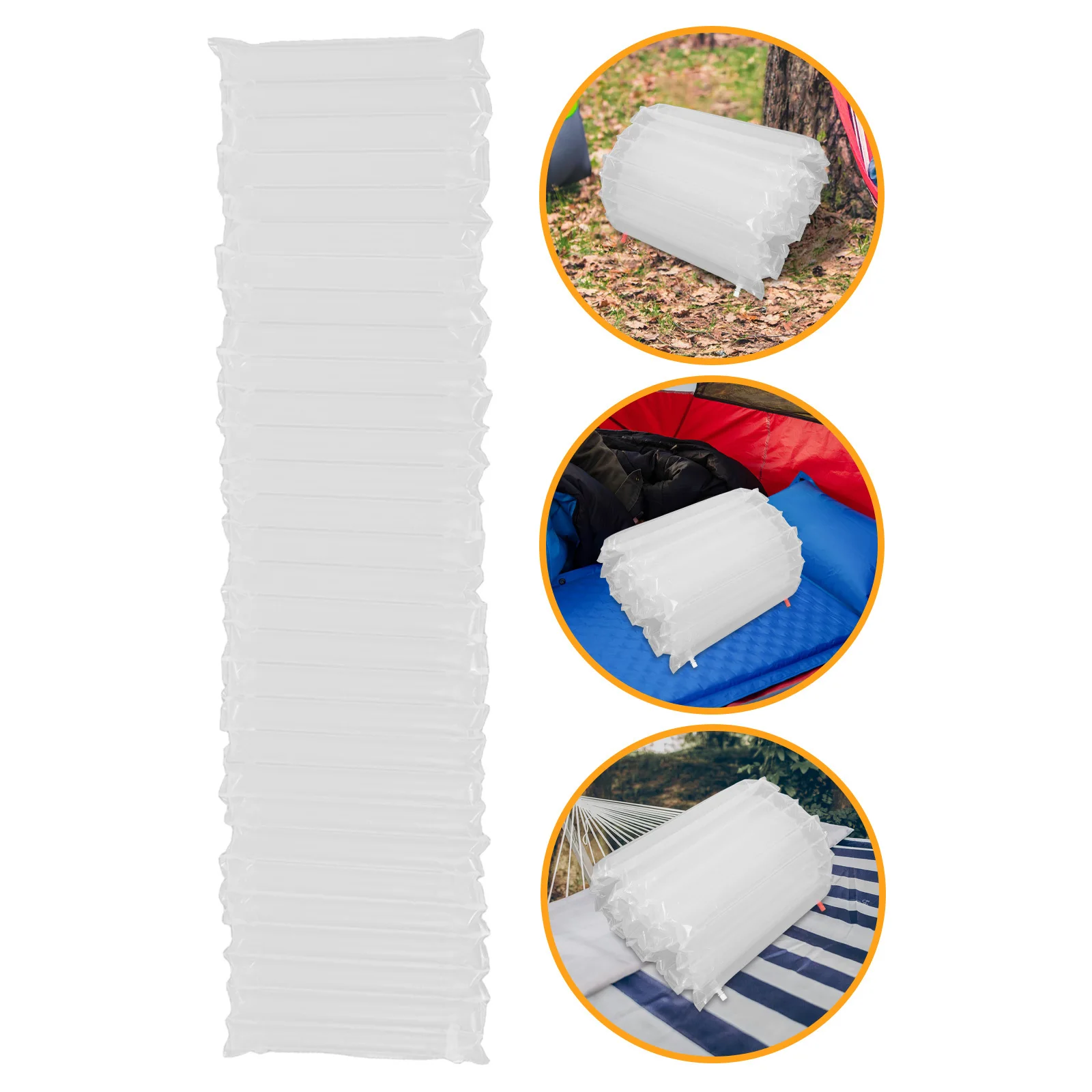 مرتبة تخييم قابلة للنفخ في الهواء الطلق، وسادة نوم هوائية خفيفة الوزن محمولة للمشي لمسافات طويلة وحقيبة الظهر ومغامرات السفر