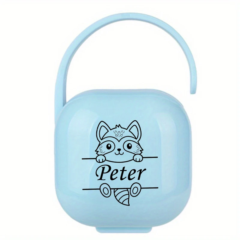 Personalized Pacifier Storage Box for Newborns, Storage Box for Baby's Hair and Teeth. Unique Birthday Gift