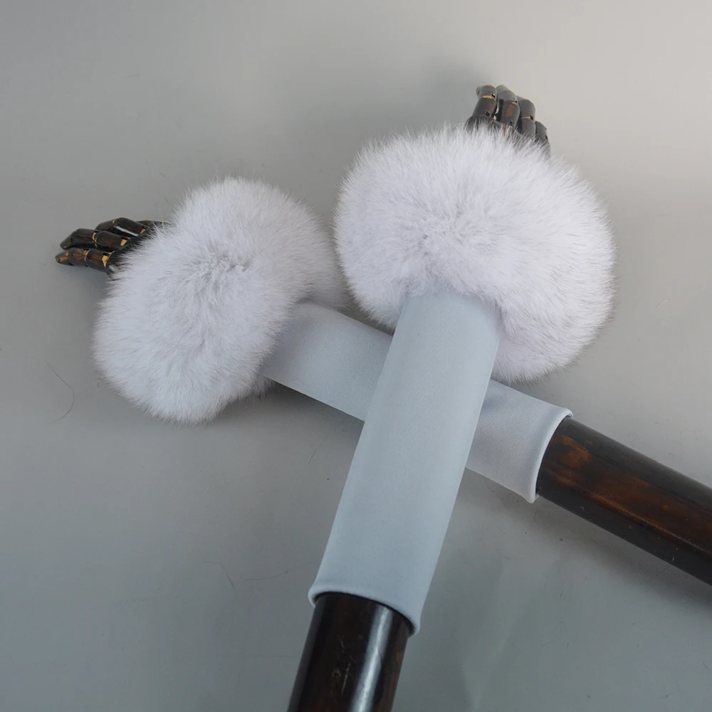 Fox Fur Cuff Arm Warmer Lady Bracelet Real Fur Wristband Glove High Quality Fox fur Cuffs Hot Sale Wrist Warmer