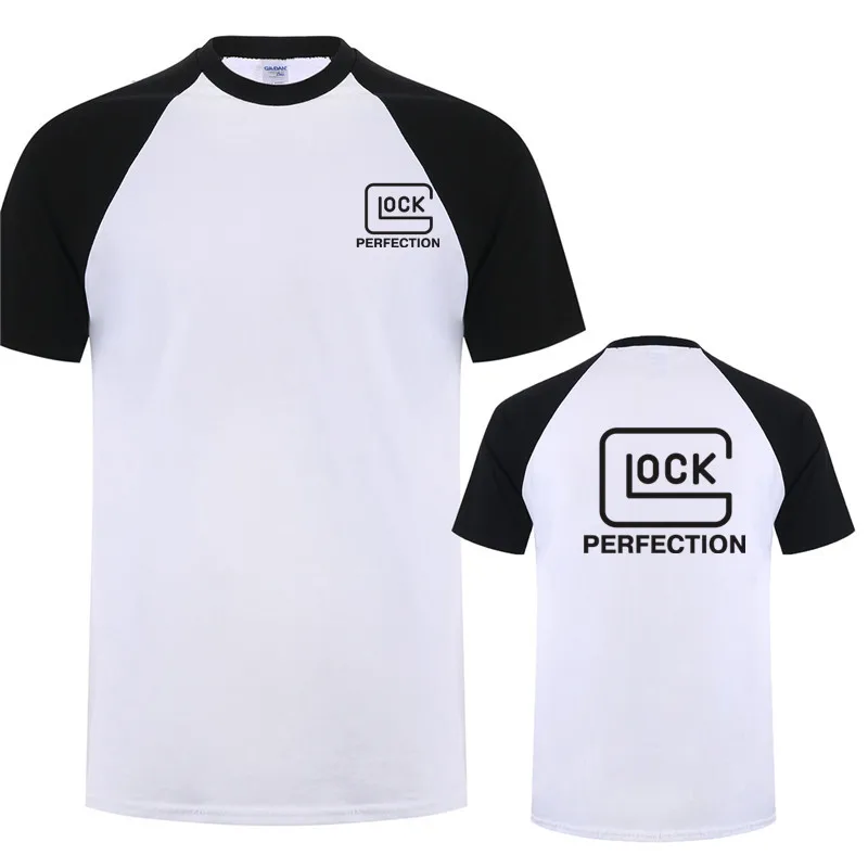 Glock Perfection Men T Shirts Summer Fashion Short Sleeve Man Glock T-Shirt Tops LH-062