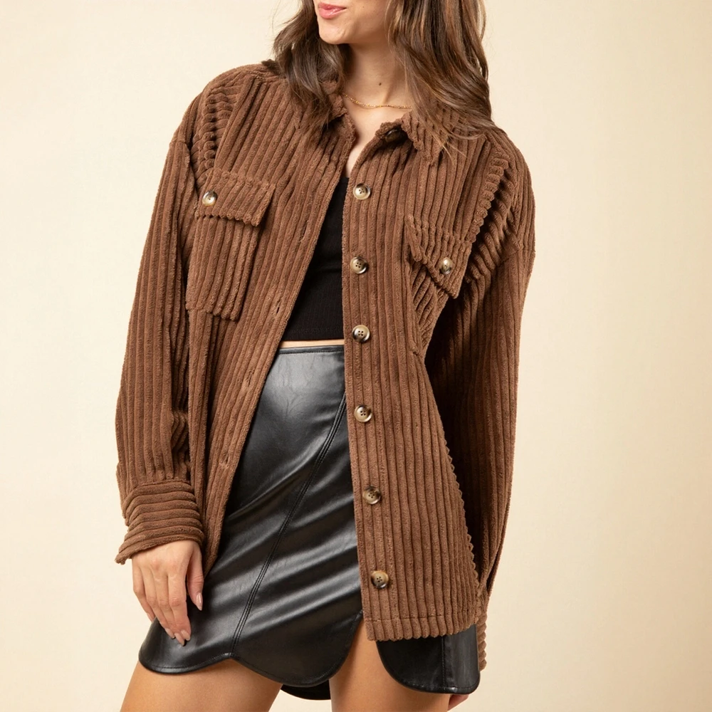 سترة كاجوال برقبة دائرية بدون زخرفة للنساء من الدرجة الأولى، تصميم عصري سريع ملون لربيع الخريف #1