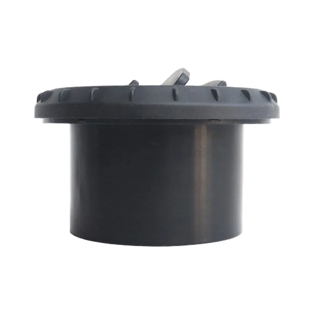 Adjustable 75mm Louvered Air Vent for Car Heating System Outlet ABS Plastic Quiet Flow Control Black 11x11x7cm
