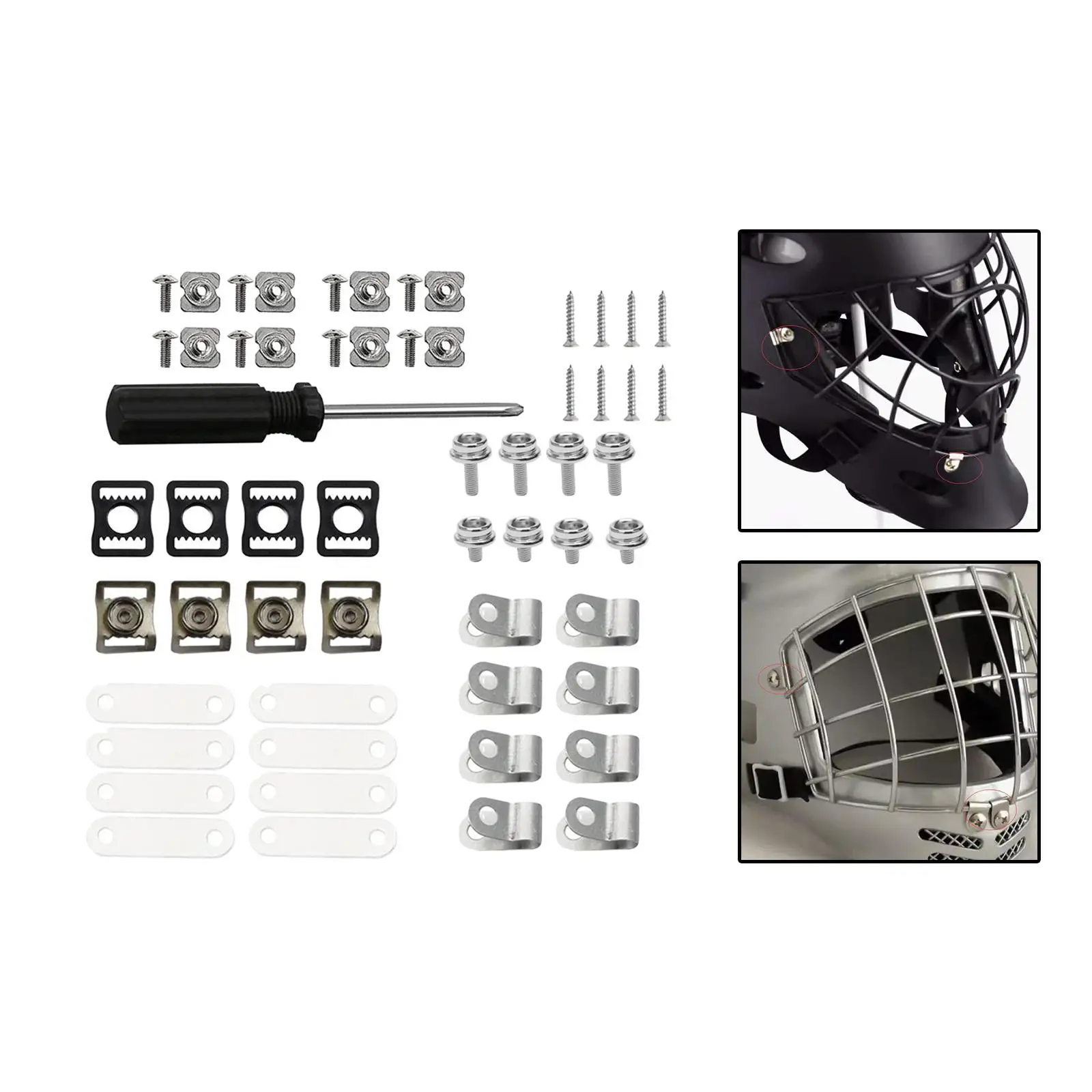 

Football Helmet Repair Kit Convenient Fixing Tools Supplies Hardware Tools for