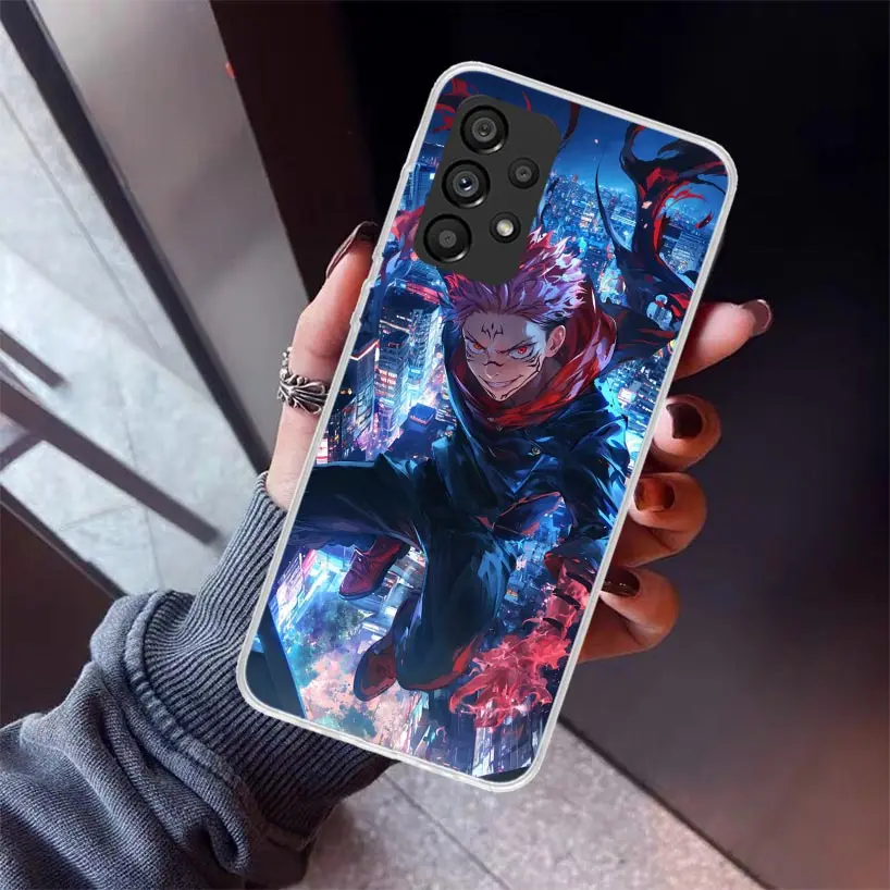 Kaisen J-Jujutsu Itadori Yuji Phone Case For Samsung Galaxy A16 A15 A14 A13 A12 A55 A54 A53 A52 A35 A34 A33 A32 A25 A24 A23 A22