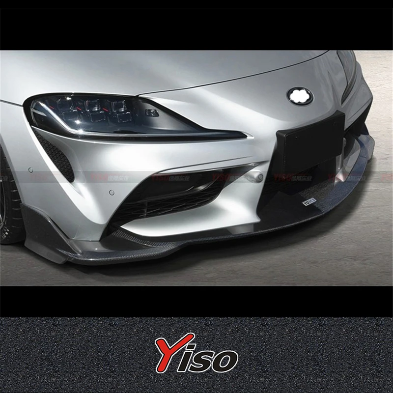 

Suitable for SUPRA A90 Modified encirclement Carbon fiber TOMS Front Lip Aerodynamic kit SUPRA A90 Front Spoiler