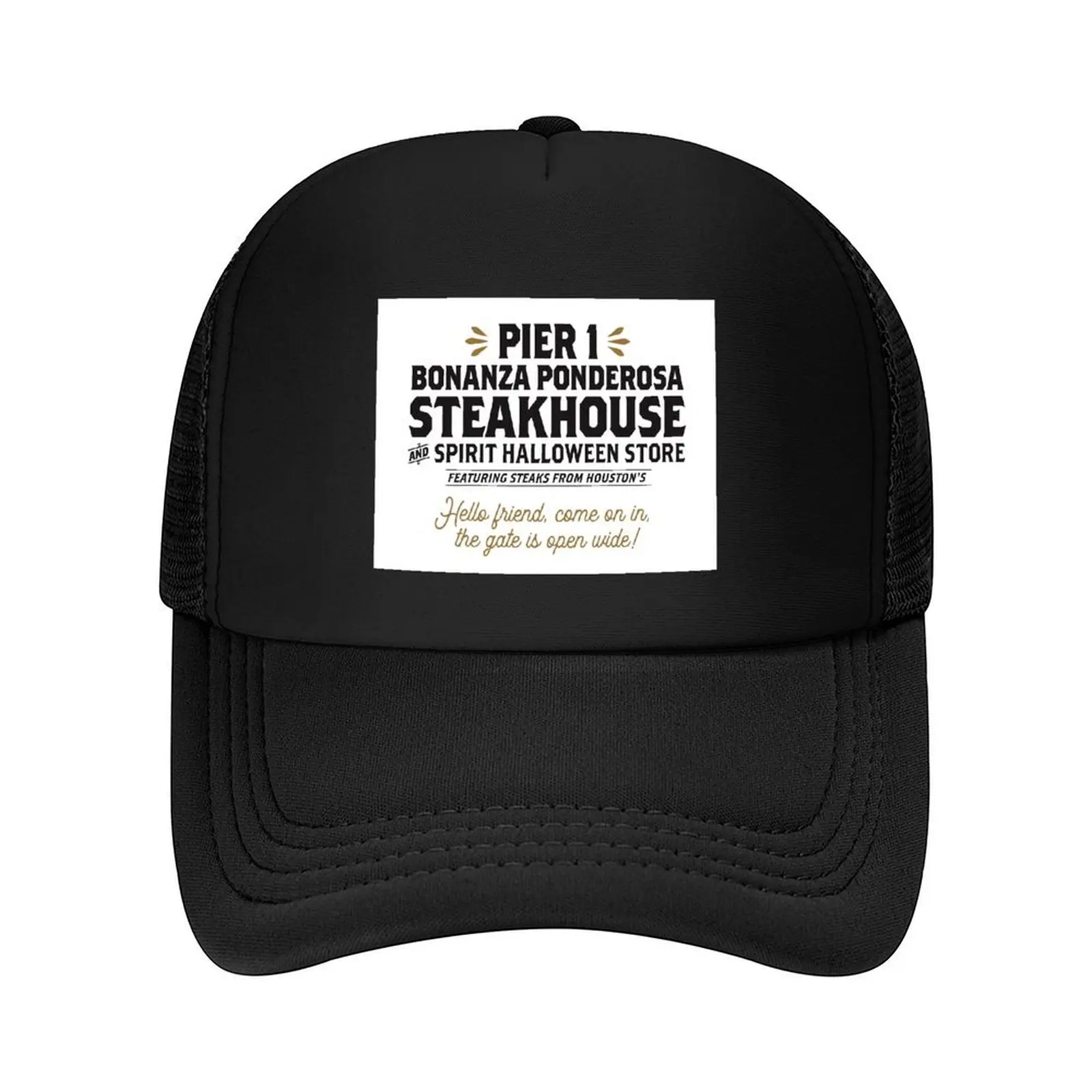 

Pier 1 Bonanza Ponderosa Steakhouse & Spirit Halloween Store etc. Baseball Cap New In Hat luxury woman cap For Women Men's
