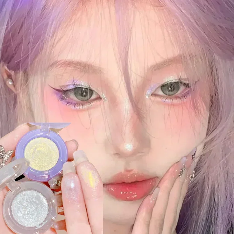 Żelowy rozświetlacz do makijażu z brokatem, rozświetlający twarz i ciało, naturalny efekt konturowania, możliwość nakładania, błysk na imprezy i cosplay.