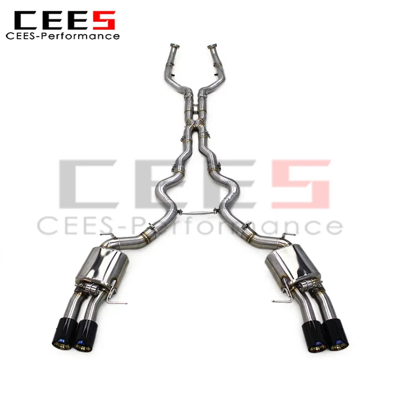 

CEES SS304 Catback Exhaust Pipes for BMW M6 F06/F12/F13 4.4T 2012-2016 Catback Exhaust Vacuum Valves With Remote Control