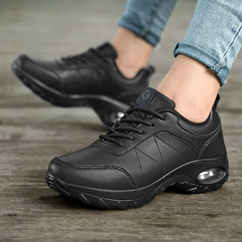 Plus Size Women Air Cushion Walking Shoes Lightweight Mesh Breathable Outdoor Sneakers Anti Slip Wide Feet Casual Travel Trainer