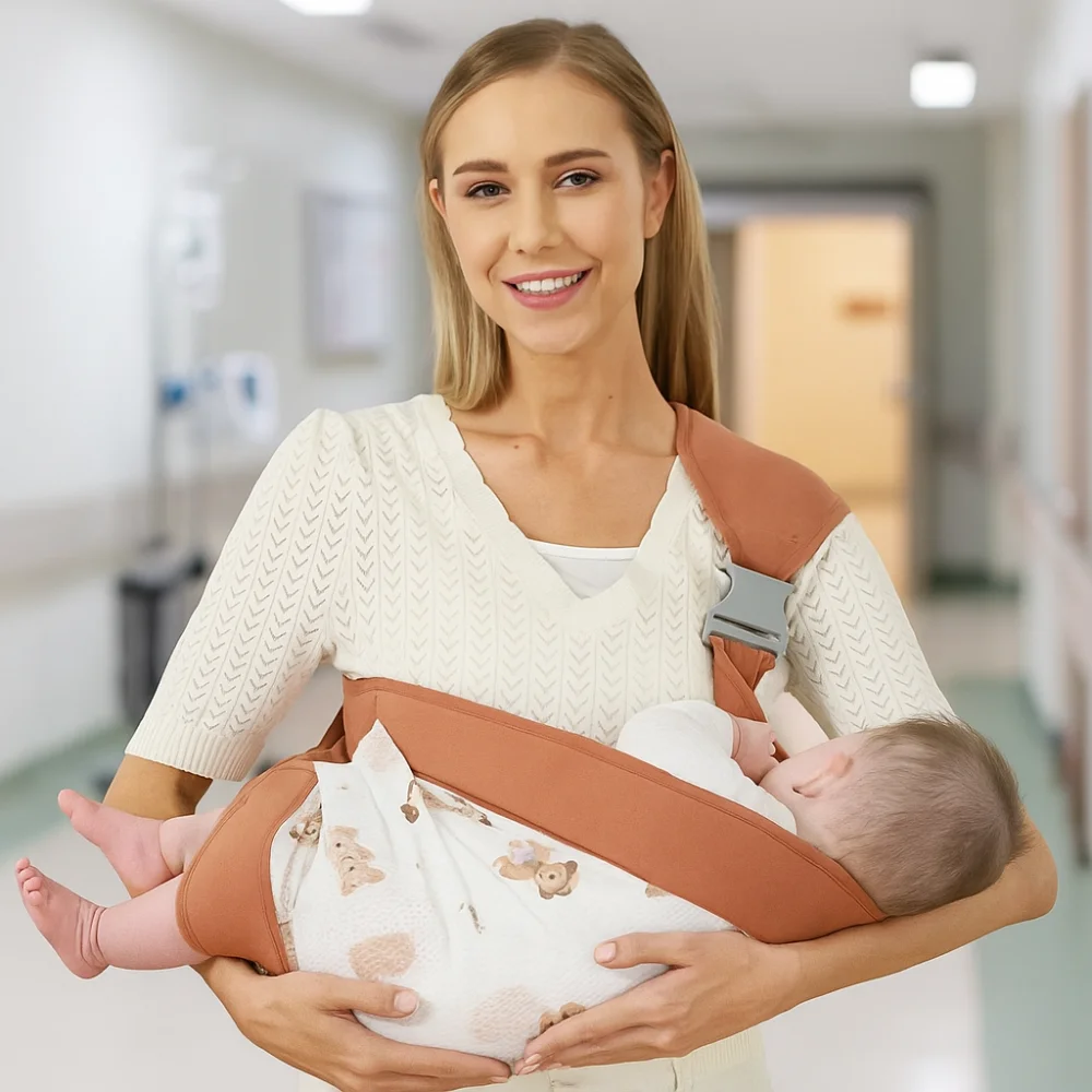 

Breathable Baby Wrap Carrier Newborn Front Holding Infant Kangaroo Bag Infant Backpacks Horizontal Holding Type Mesh