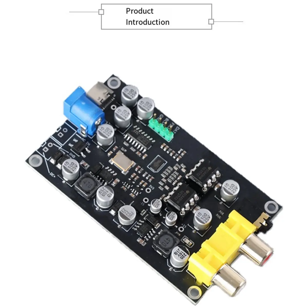ES9038 I2S Decoder Board IIS to 3.5mm Audio Output DSD512 Upgrade Decoder Bluetooth Device Player