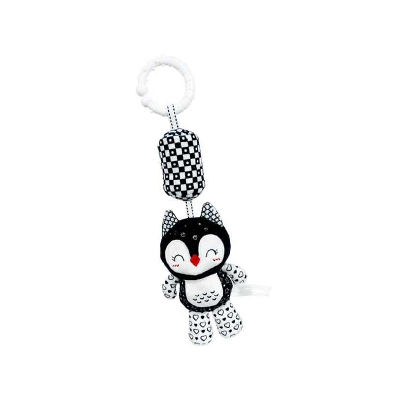 Culla sensoriale Giocattolo mobile per neonato Morbido peluche Culla Mobile Sonaglio Passeggino Appeso Animale Massaggiagengive