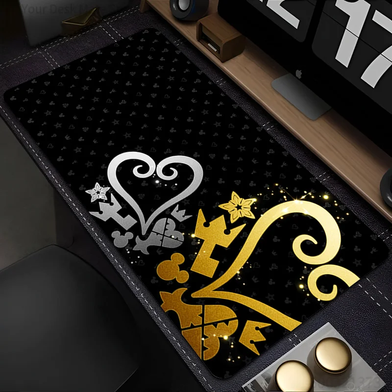 1PCS Kingdom Hearts Pattern Large Locked Desk Mat Mouse Pad for Gaming & Office Use