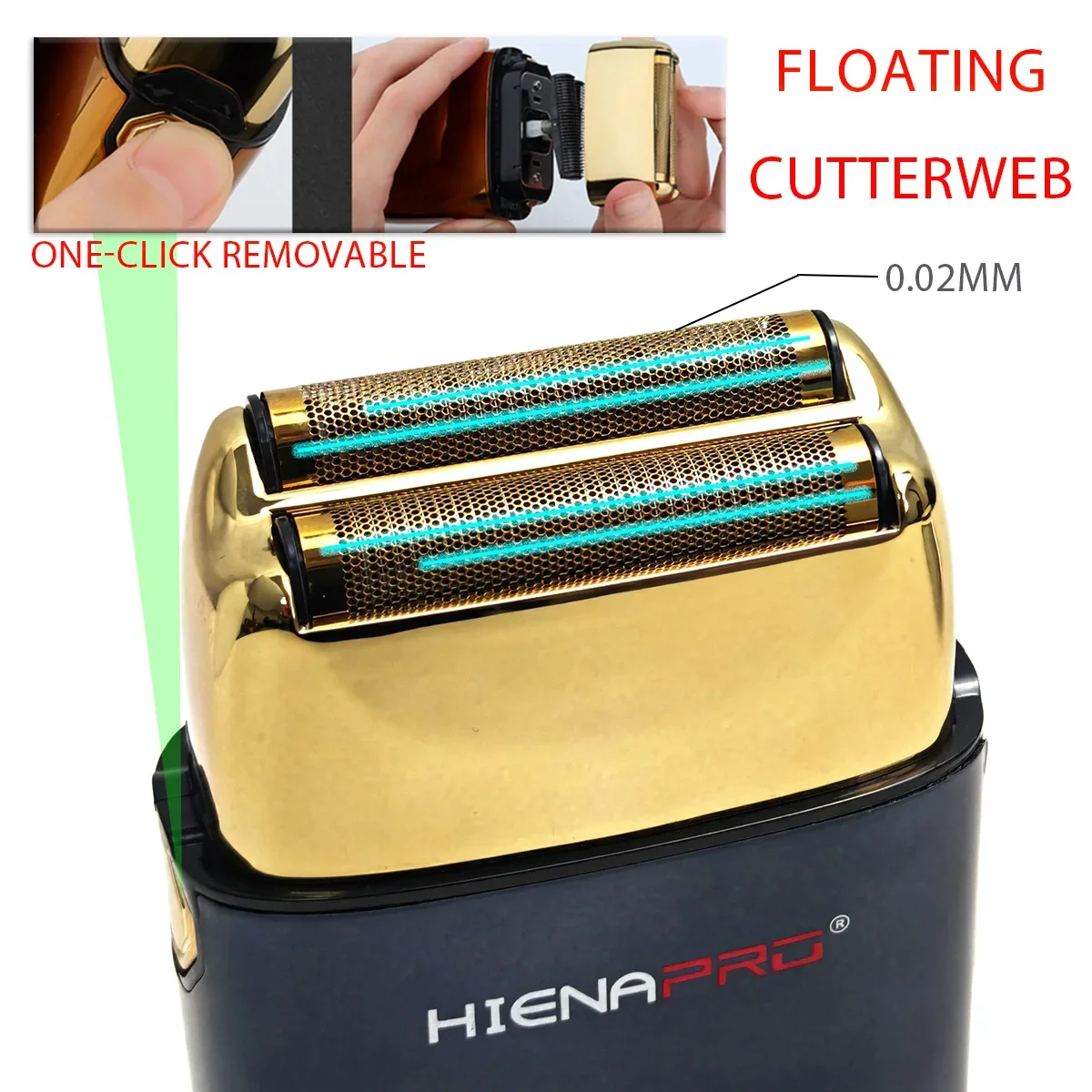 BRDCLIP-ماكينة حلاقة كهربائية احترافية للرجال ، ماكينة حلاقة مزدوجة الرقائق ، ماكينة قص شعر لاسلكية بمنفذ يو إس بي ، دورة في الدقيقة ،