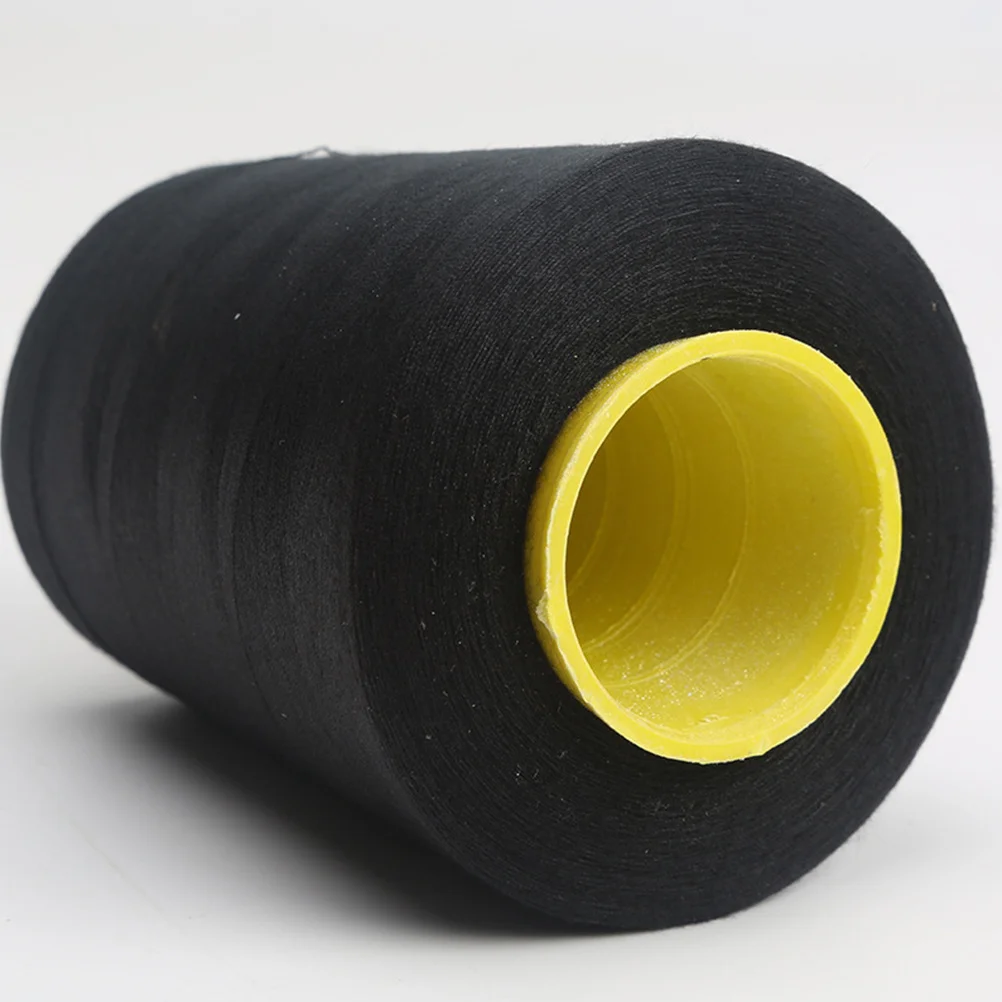 

20 2 4000 Yards High-Speed Sewing Thread Polyester Black Strong Low Lint Consistent Sewability Clothes Pants Quilting