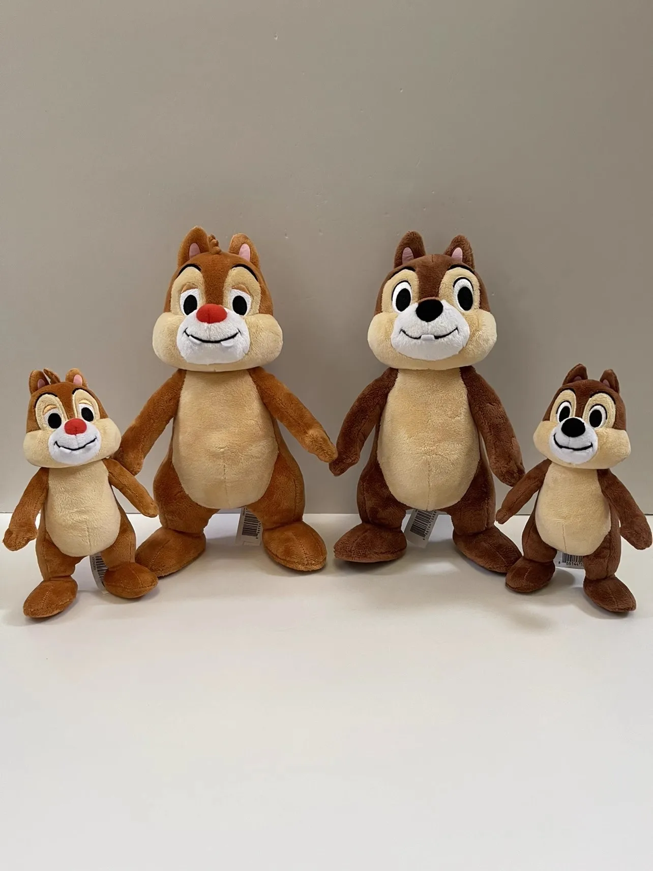 Disney Standing Squirrel Brothers Chip and Dale Plush Toy Doll, Children's Holiday Gift