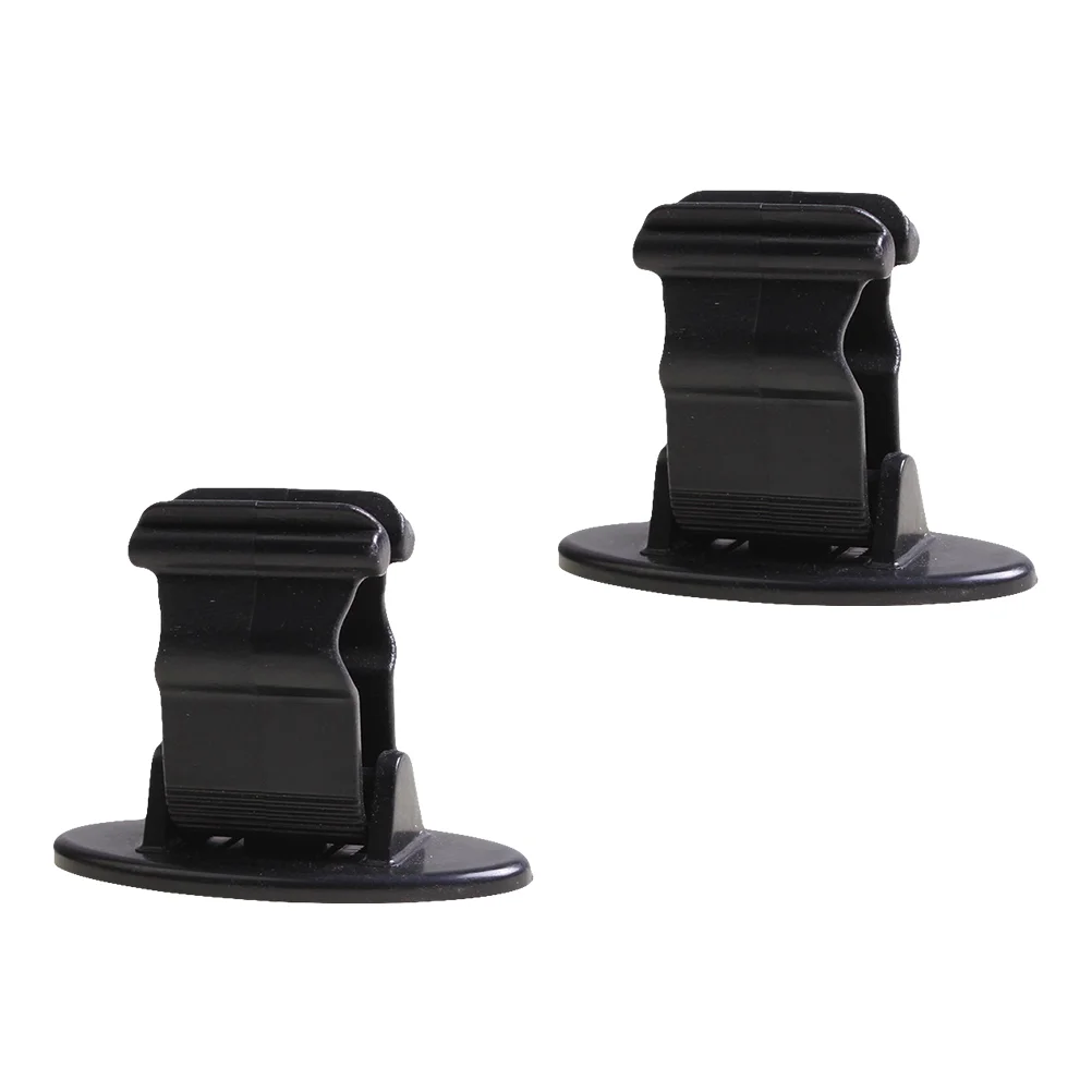 

2 Pcs Cato Vehicle Cards Organizer Display Holder Auto Automatic Clip Stand Abs Supplies Cars