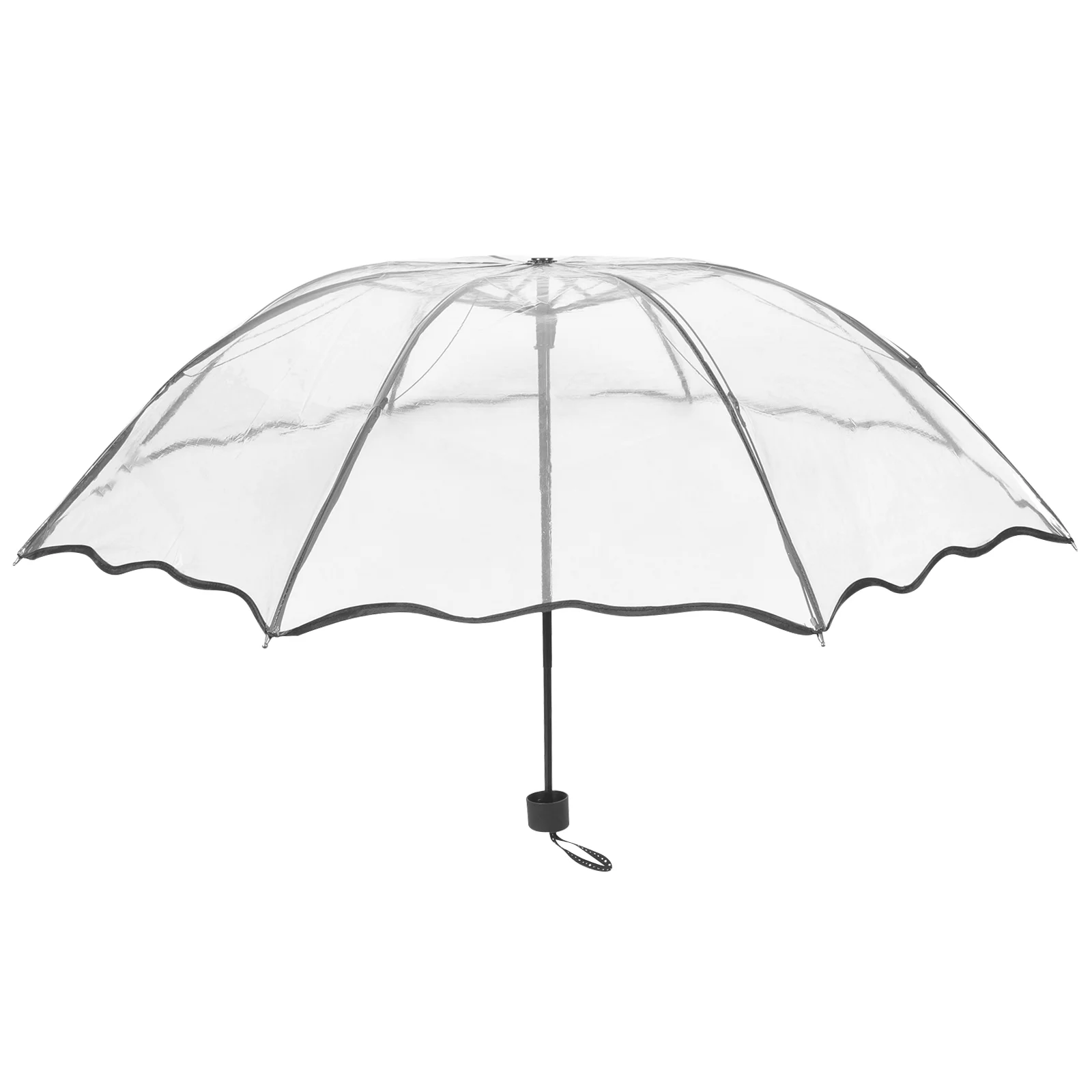 

Transparent Umbrella Travel Compact All-weather for Outdoor Sun Portable Ultraviolet Light Umbrellas Rain