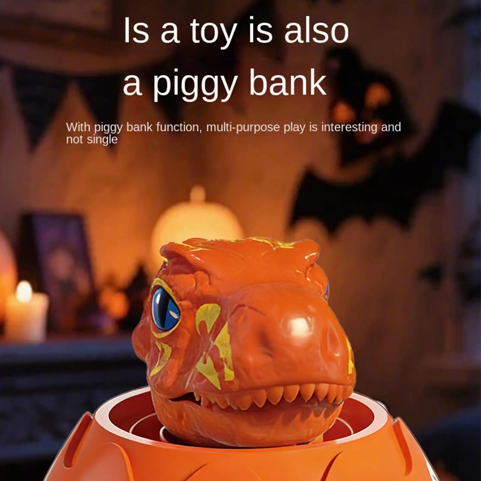 Funny Pranks Funny Dinosaur Money Bank Joke Toys Animal Barrel Hilarious Gag Games For Family Kids Girls Boys Adults Party