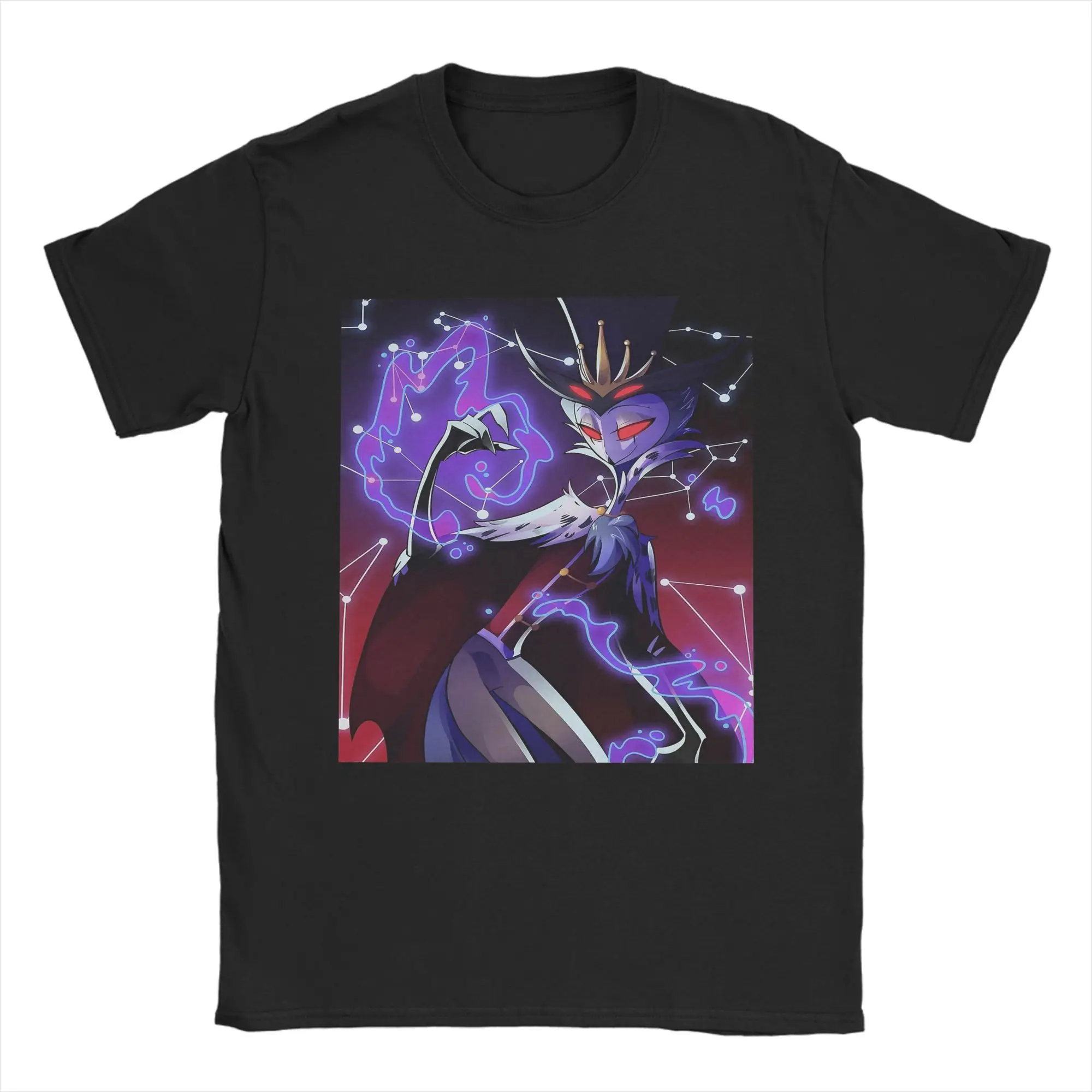 

Men's T-Shirt Cartoon Helluvas Bosses Novelty Cotton Tee Shirt Short Sleeve T Shirt Round Collar Clothing Plus Size