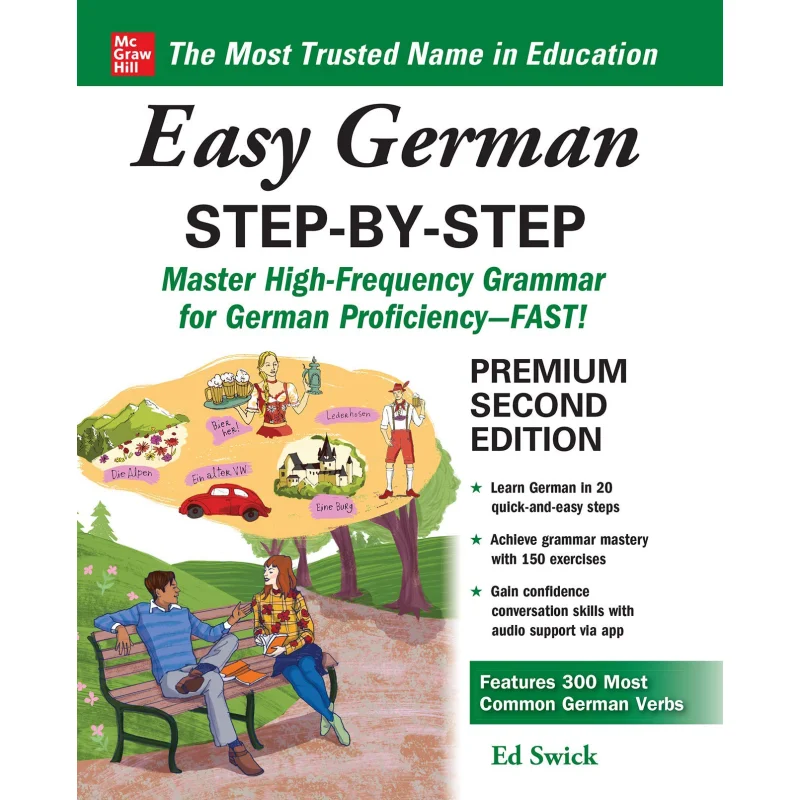 

Easy German StepbyStep 2nd Edition Ed Swick McGrawHill Education 9781260455168 Book