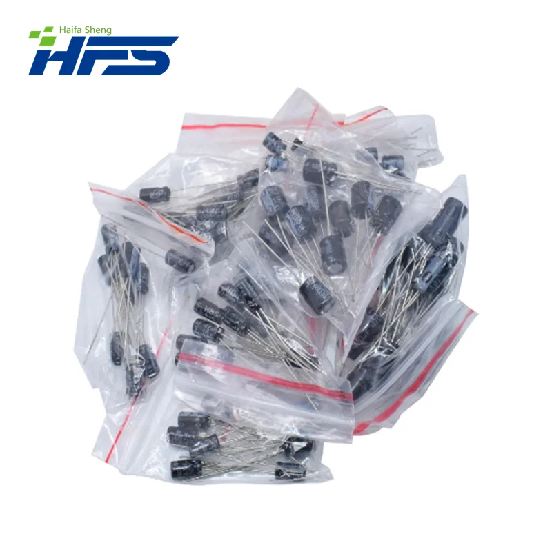 120pcs 12 value kit 1uF-470uF Electrolytic Capacitor Package for arduino 1UF 2.2UF 3.3UF 4.7UF 10UF 22UF 33UF 47UF 100UF 220UF