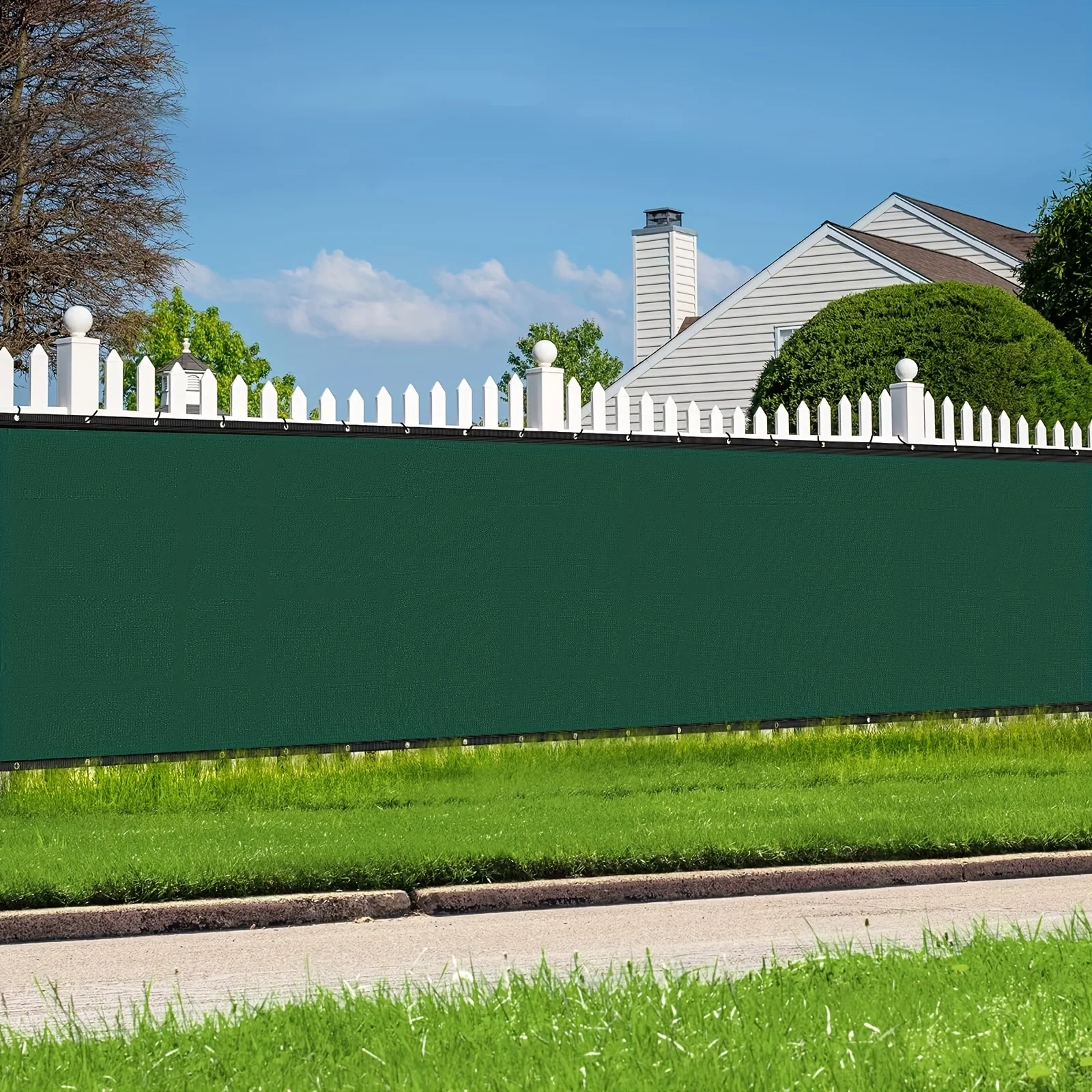 مظلة شمسية مخصصة للحديقة - أخضر داكن - عملية خياطة ثلاثية الأبعاد عالية الجودة تخلق حماية من الشمس