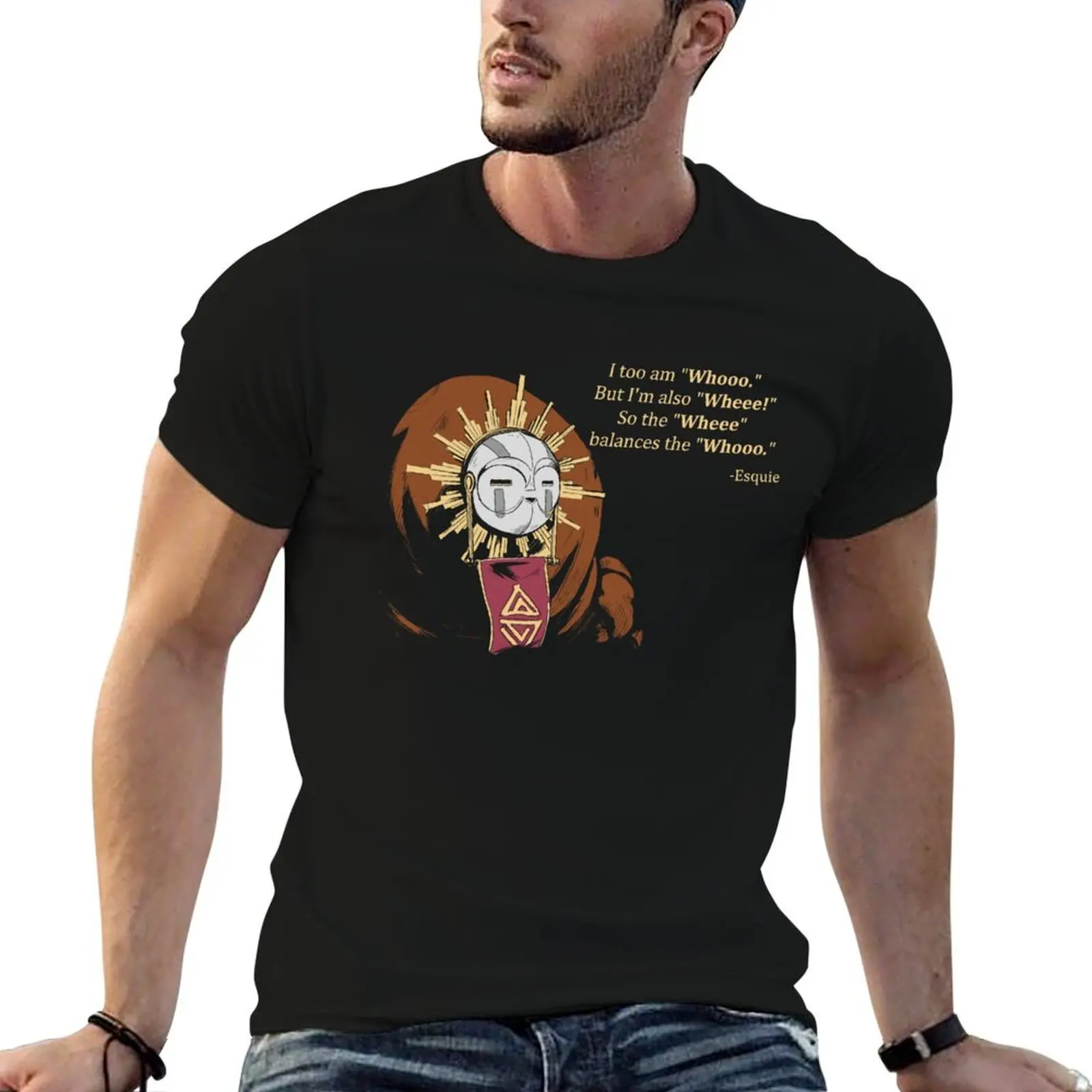 Clair Obscur Expedition 33 Esquie Funny Quotes T-Shirt Basic All Season Solid T-Shirt