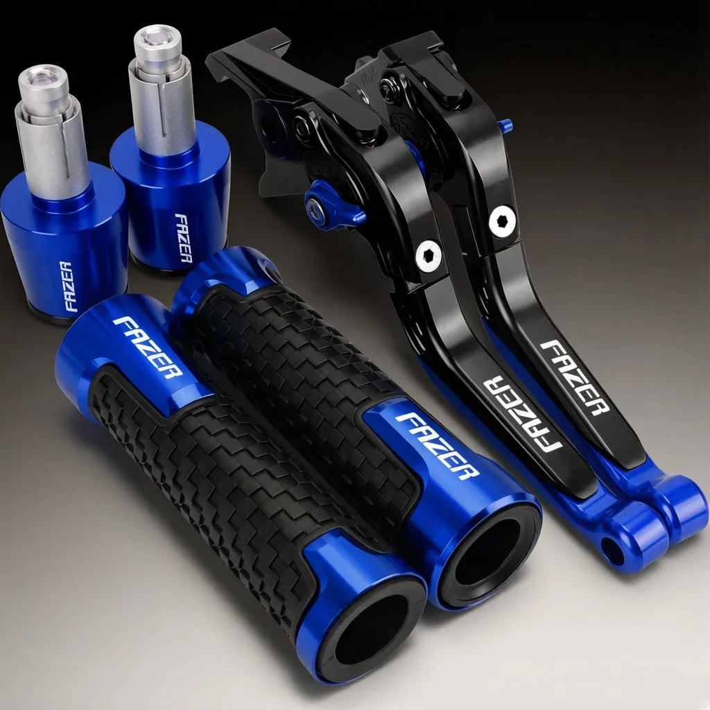 

Motorcycle Clutch Lever Brake Levers Handlebar Handle Hand Grips Ends For YAMAHA FAZER600 FAZER 600 FAZER-600 2004-2010