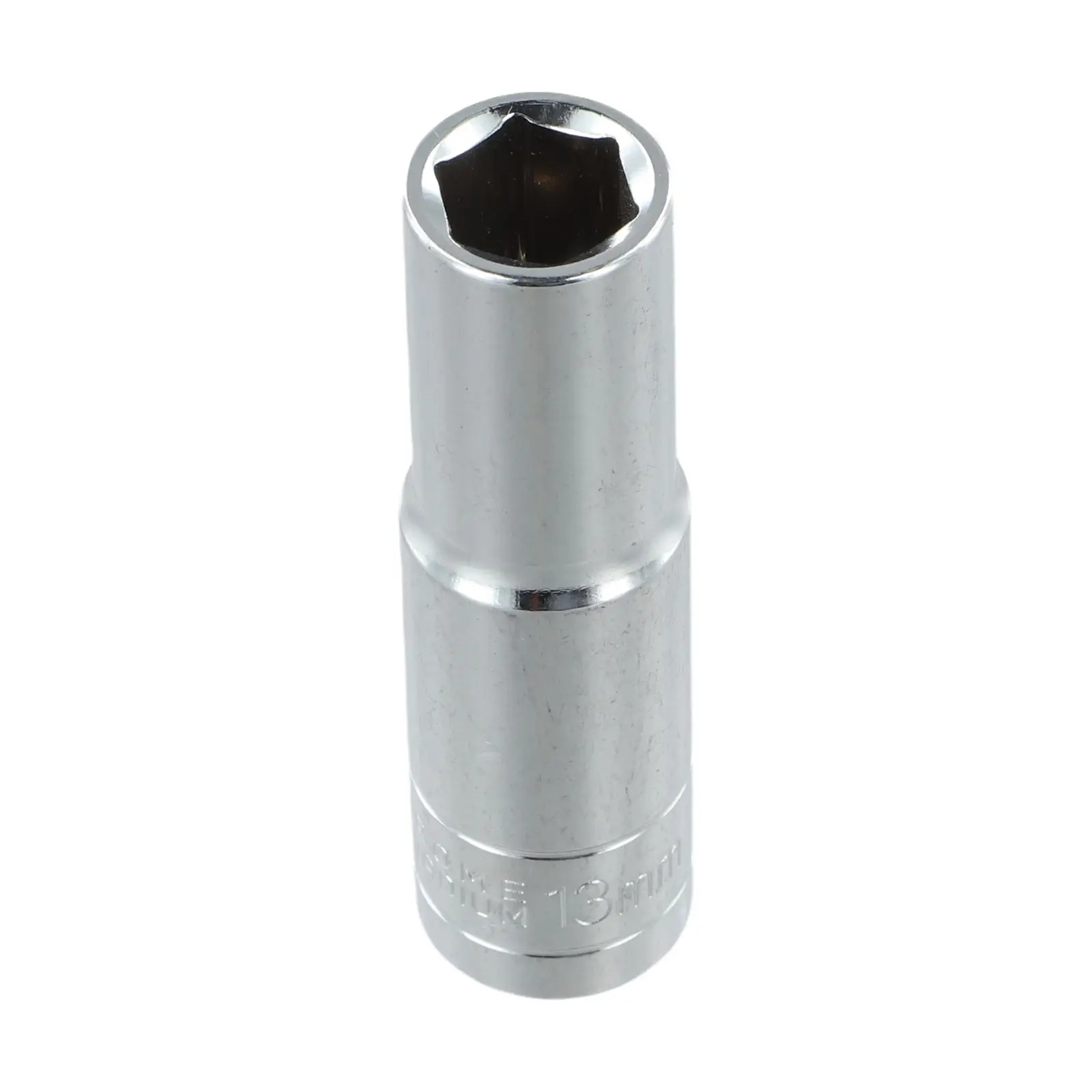 

Chrome Vanadium Steel Deep Socket Adapter Chrome Plated Finish High Hardness Material Chrome Vanadium Steel Socket