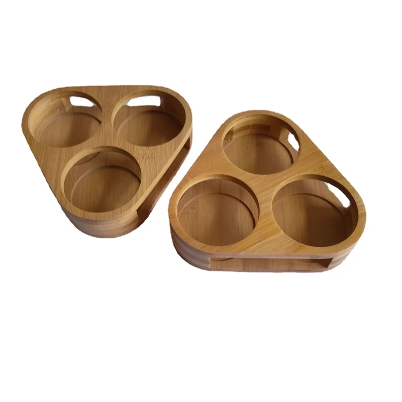 

Bamboo Seasoning Rack Glass Storage Rack Bamboo and Wood Household Multi-purpose Seasoning Box Rack Kitchen Tray Tea Tray