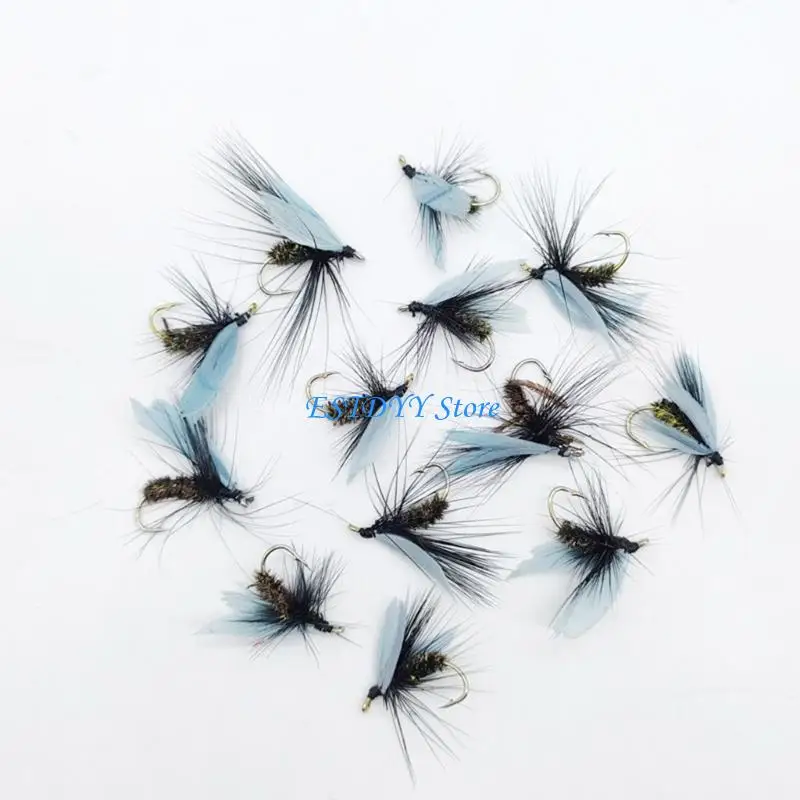 

G6DE 10pcs Realistic Carbon Steel Artificial Lures Feature Low Resistance Design