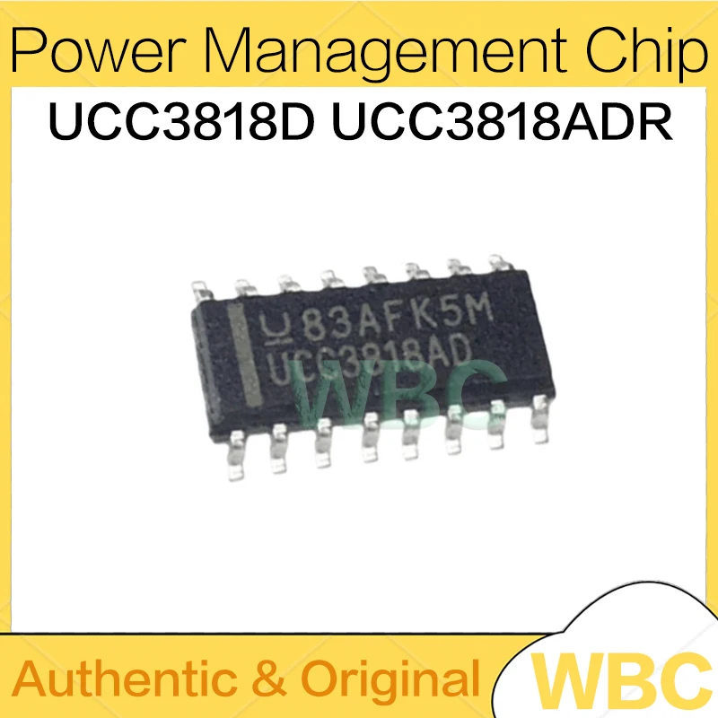 10Pcs/Lot UCC3818 UCC3818D DTR UCC3818 UCC3818AD UCC3818ADR SOP-16 Power management chip new original